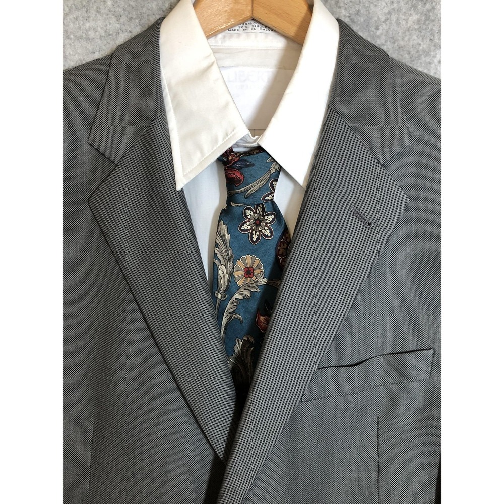 Coppley Blazer Mens 38R Gray Suit Coat Jacket Career Casual Classic Formal